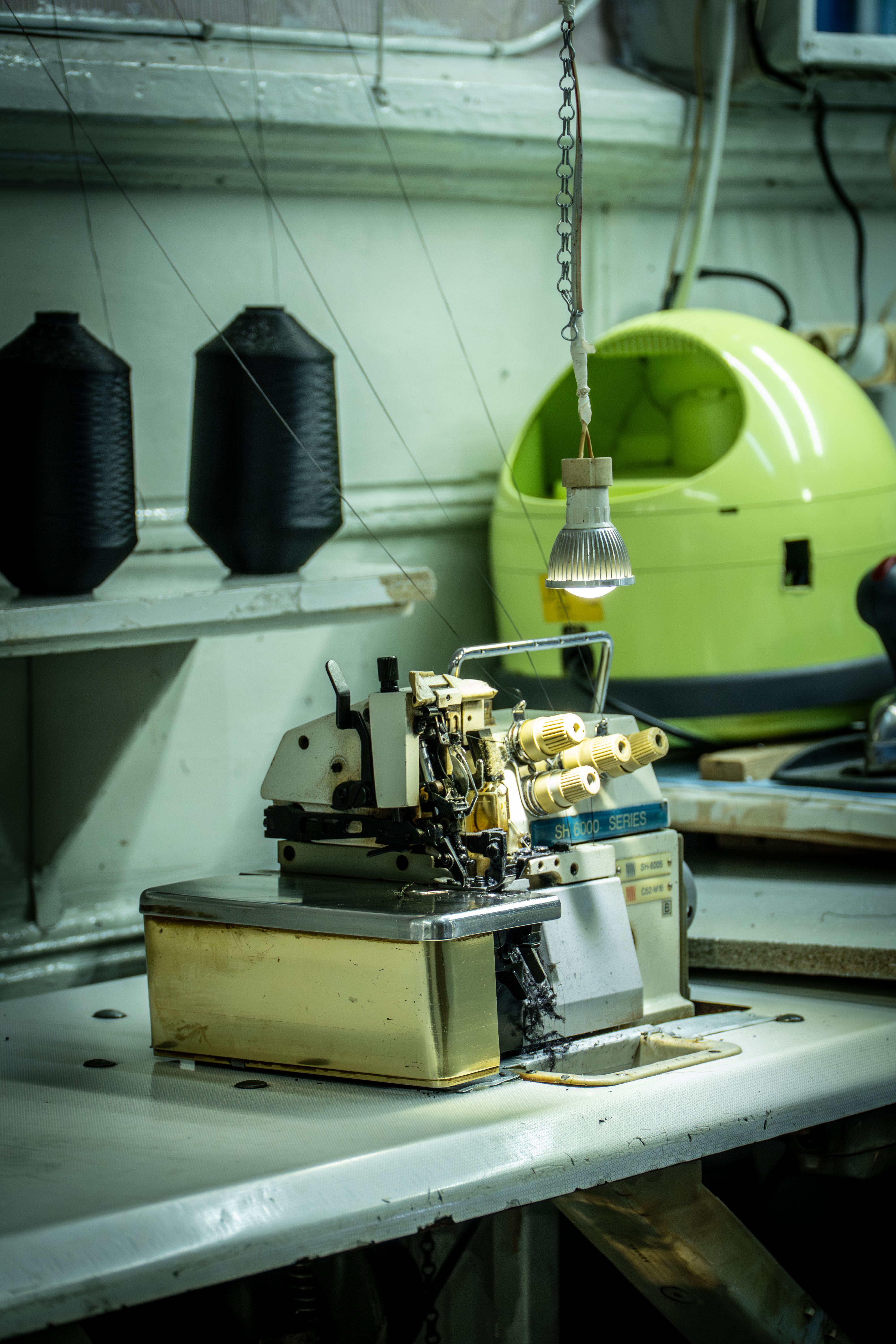Industrial sewing and converting work