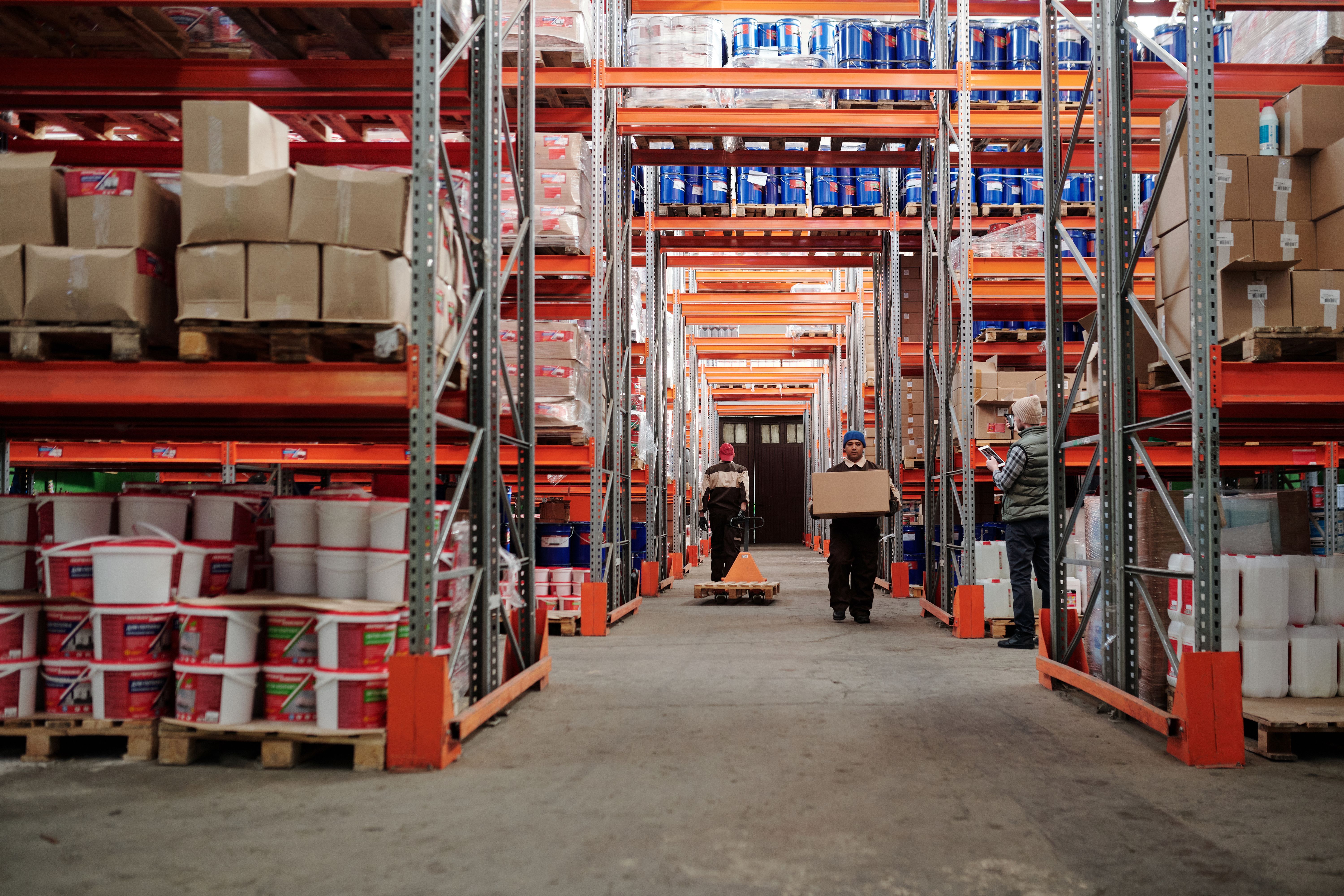Industrial warehouse and facility supplies